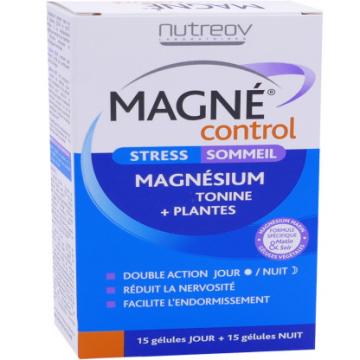 NUTREOV - MAGNE CONTROL- Stress & Sommeil Magnésium 30 gélules