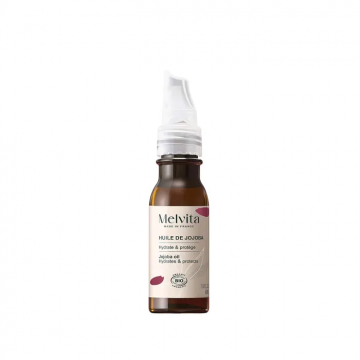 MELVITA - Huile de Jojoba Bio - Visage, Corps et Cheveux 50ml