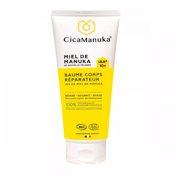 CICAMANUKA - MIEL DE MANUKA - Baume corps réparateur 200ml