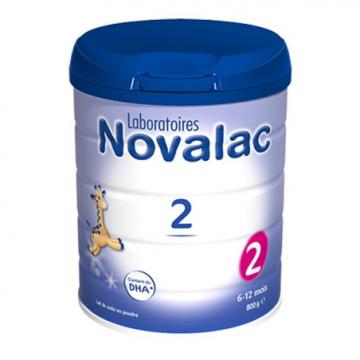 NOVALAC  2&egrave;me &acirc;ge  - Lait 6-12 mois 800g