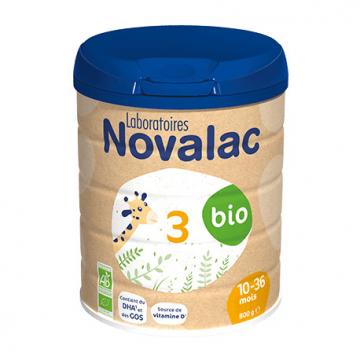 NOVALAC - Lait 3ème âge Bio 10-36 mois 800g