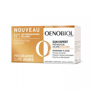 OENOBIOL - Sun Expert - Préparation Solaire Accélérée lot de 2 x 15 capsules végétales