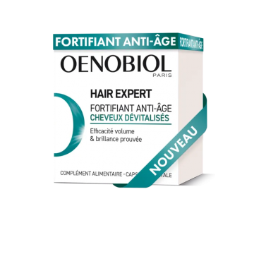 OENOBIOL - Hair Expert - Fortifiant Anti-&Acirc;ge Cheveux D&eacute;vitalis&eacute;s 30 capsules