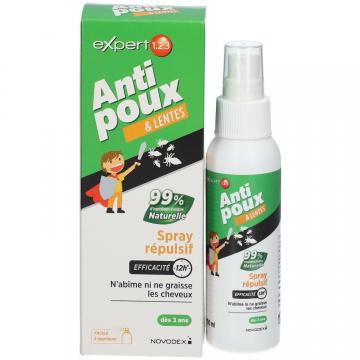 EXPERT 123 - Spray r&eacute;pulsif anti-poux et lentes 100ml