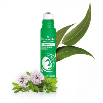 PURESENTIEL - RESP OK - Roller Sinus Express Bio aux 6 Huiles Essentielles 6ml