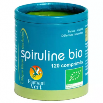 FLAMENT VERT - Spiruline Bio des Andes 120 comprimés