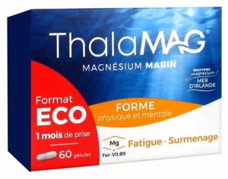 THALAMAG - Magnésium Marin Forme Physique et Mentale 60 gélules