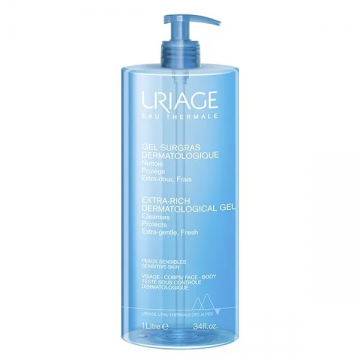 URIAGE - Gel Surgras Dermatologique visage et corps 1 L